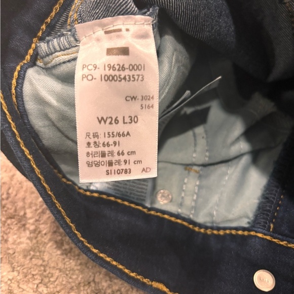 Levi's Women's 311 Shaping Skinny Jeans Size 26 Dark wash - Picture 10 of 11